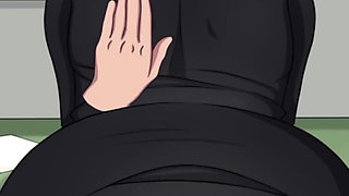 Naruto: Kunoichi Trainer - Hot Blonde Secretary Babe with a Big Perfect Ass and Anal Sex with Creampie at Office