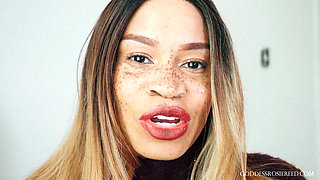 Learn From Rosie 7- Ebony Femdom Goddess Rosie Reed Mental Domination Slave Training Programming