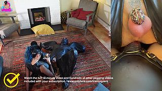 Training Zero Femdom Hard Deep Rough Anal Pegging Fuck with Big Strapon