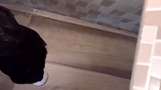 Fit Brunette Latina PAWG Enjoys Her Lover's Dick In the Toilet & In the Car While On Phone With Her BF