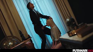 Nata Gold, Real Life And Petite Blonde In Cute Girl Facefucked By Horny Futa Shemale Amirah - It Follows Parody