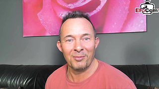 Fat German housewife with natural boobs fucked
