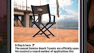 Dominos Beach 22 - Nikki Invites John to Her Midnight Party After His Lifeguard Tryout Victory