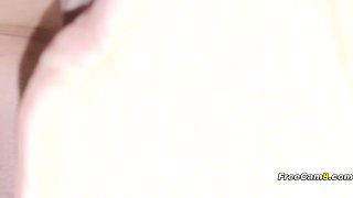 Provocative Ginger Babe Worships and Slurps That Huge Penis