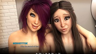 Cartoon movie, teen cosplay, hooter-sling