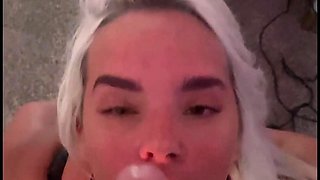 Busty Blond Punished For Her Big Boobs