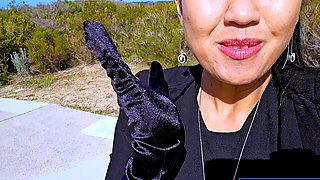 Public sex with huge tits Thai MILF slut