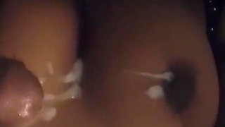 Moment when she asks for all the milk from her eater friend