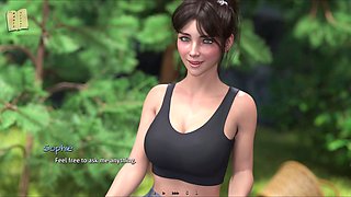 3d, hot brunette, brunette big tits