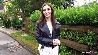 Fit Beauty Joanna Grace Picked Up by German Scout for No Condom Casting Fuck