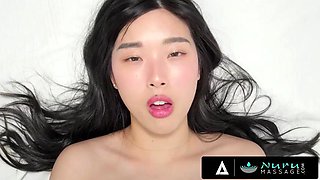 NURU MASSAGE - Busty MILF Elizabeth Skylars Rides Her Stepson s Cock In Steamy Massage Fuck: Porn