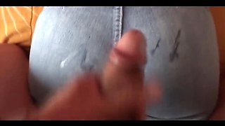 Stepmom's Big Ass Gets My Huge Cock Cum - Blonde MILF Creampie