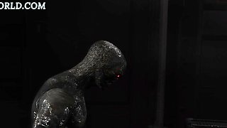 The Queen of Semen Samus Impregnated after a Wild Gangbang