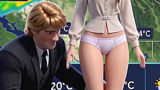 Anna Frozen News Forecast - She Gets Fucked Live on Air