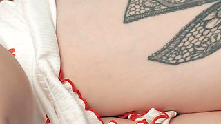 Taboo Blonde Step Mom Massive Natural Tits Phat Ass Takes Double Creampie in Secret Shared Bed Mix-up with Step Son
