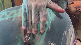 Alt Tattoo Couple Perverse Adventures Outdoors on Road Trip