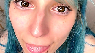 Ahegao and Drooling in a Shower