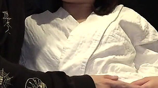 Kanon - a Busty Café Girl Who Orgasms Instantly From Clit Stimulation