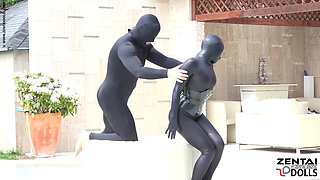 Pool Duo Black Fetish Fun