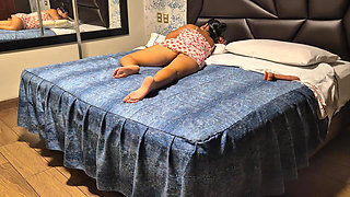 Big Ass Stepdaughter Gets Caught and Her Perverted Stepdad Sucks and Fucks Her Pussy