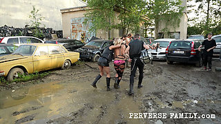 Perverse Family 52.3 Season 4 Fucked in Mud at the Techno Festival