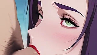 Faye Valentine Sunbathing Turns Into Beach Sex. Faye Valentine Hentai Cosplay
