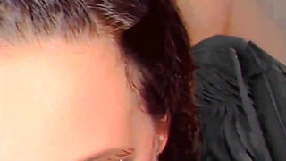 Devilish Blowjob with Angel Wings. Fun in the Bathtub