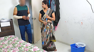 Due to the Sealed Pussy, the Ass-komal's Husband's Cleaning Woman.