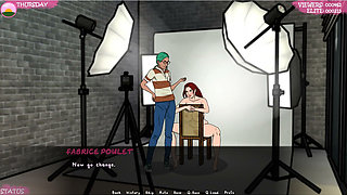 Project Hotwife - Gameplay - Roleplay - Husband Loves Wife Exposing Herself to Male Coworker
