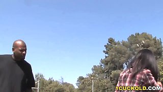 Missy Maze gets fucked by a big black cock - Cuckold Sessions