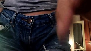 Jeans JOI Portuguese - Controlling your Masturbation with