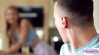 Blonde trailer with bubbly Tiffany Tatum and Charlie Dean from Nubiles Porn