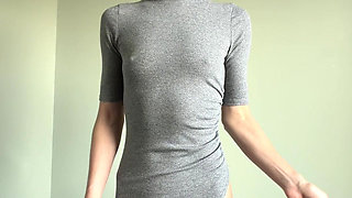 Tight Dress with Slutty Surprise