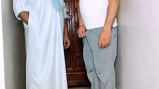 Egyptian group sex: 2 friends have sex with their friend's wife while he was at work