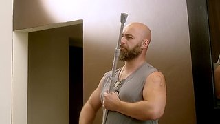 Submissive man has no choice but to watch the fucking