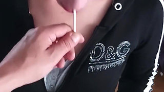 Real Homemade Wife Workout and Sucking Big Cock on Her Knees Cum in Mouth