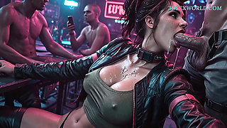 Gangbang Party: Panam Palmer x Cyberpunk (Realistic 3D Gameplay) Ultra Quality