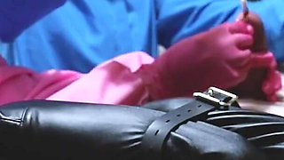 Sadistic Nurses Sounding Tied Up Patient