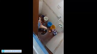 Shaitaan Chota Bhai Records Aged Step-sister Fapping In Douche Before Taking Bathroom