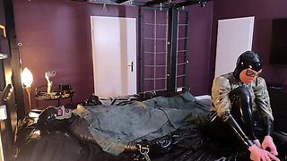 German MILF Ava in Latex Mask BDSM Fetish - Part 1 HD