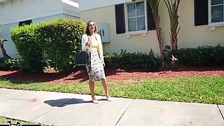 business outside, sex party inside