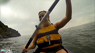 Open Water Kayak Disaster for Non Swimmer - Saved by Lifejacket