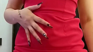 Turkish girl Brunette Dancing Couch Nude Show