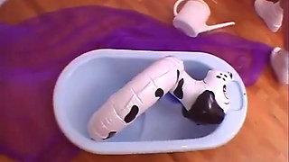 Blonde Babe From France Bouncing on Loaded Cock in POV