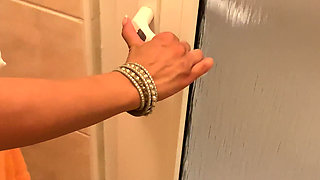 Glamino Girls - Part 3 Cherry Kiss Fucking on Public Wc