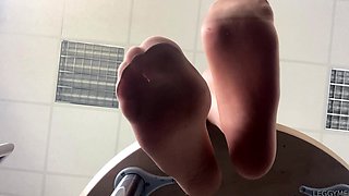 Risi foot Fetish movie with high heel masturbation