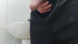 Brazilian Carlos Simes-well-endowed and Hung-peeing and Showing off His Huge, Thick Cock. Part 3.
