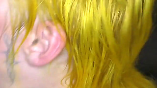 Debut Bukkake Facials for Lana Banana