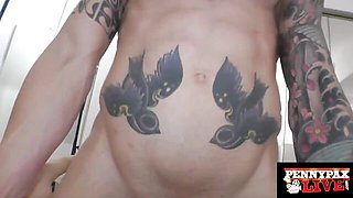 Comely Penny Pax and Alex Legend - hairy pussy dirt - Penny Pax Live