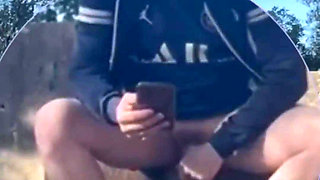 Amateur Boy Lost a Bet and Had to Expose and Touch His Cock in a Park